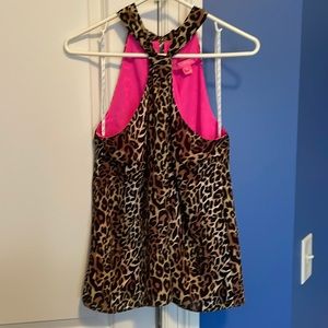 Lilly Pulitzer leopard halter top